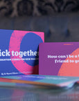 Stick together cards voor relatietherapie in je eigen huis tijdens de postpartumperiode
